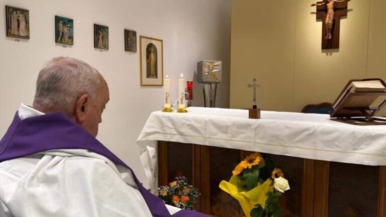 Primera imagen del Papa Francisco tras su hospitalización