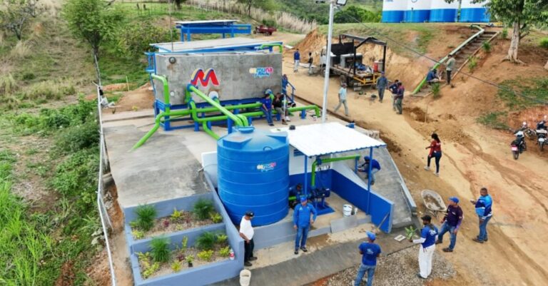 Nueva planta potabilizadora cambia la vida de 800 familias en Guárico