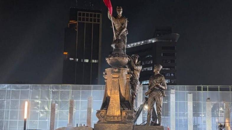 ¡Ya casi! Monumento al Día de la Victoria está en su etapa final