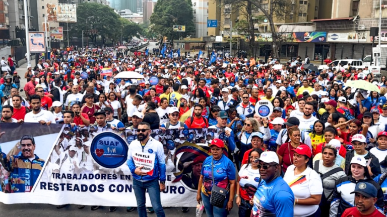 Conozca porque el SUAF salió a las calles de Caracas