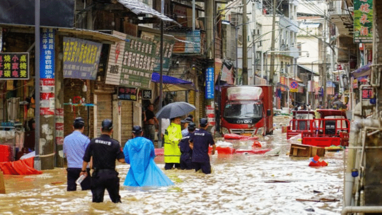 ¡Crisis en China! Más de 80 mil evacuados