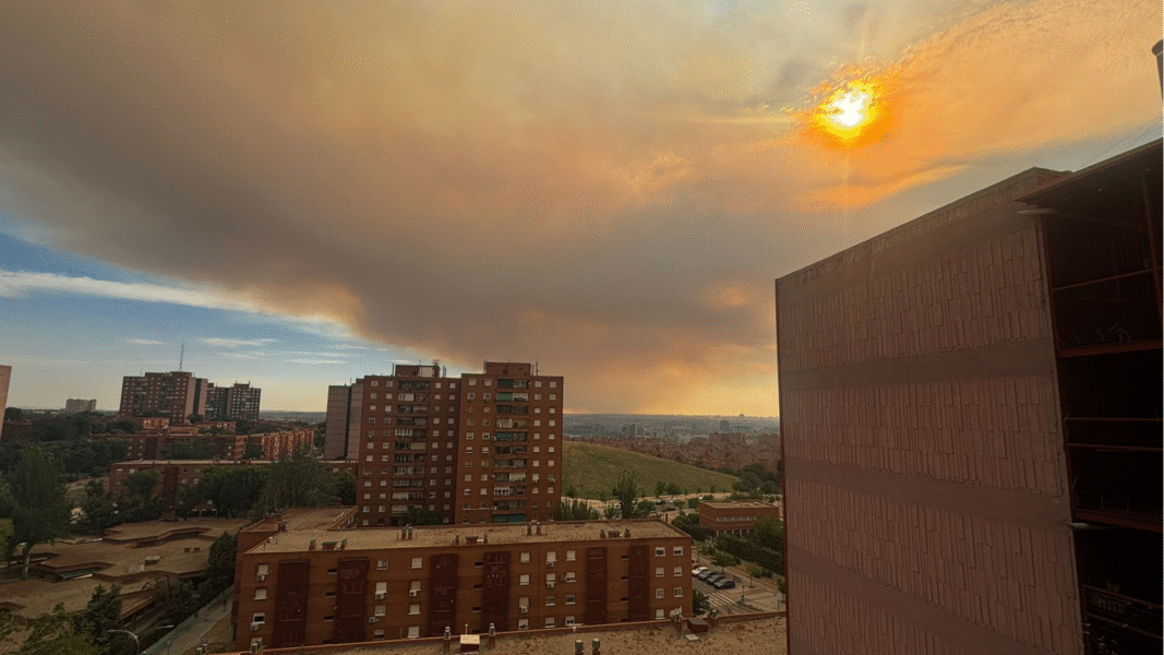 nube humo Madrid