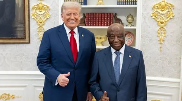 ¿Halago o metida de pata? Trump y su comentario al presidente de Liberia