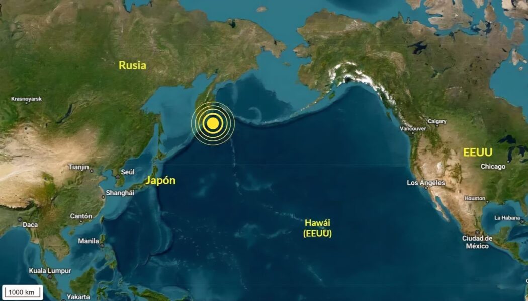 Fuerte sismo en península rusa