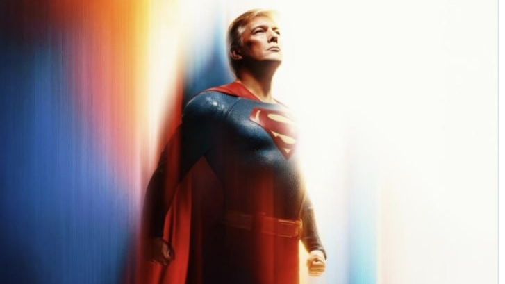 ¿Trump como Superman?: La Casa Blanca lo volvió a hacer