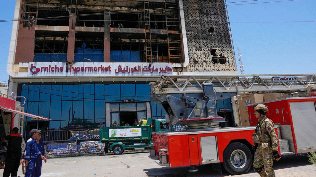 ¿Qué ocurrió en el centro comercial de Irak?
