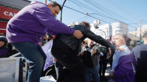 Milei echado Buenos Aires