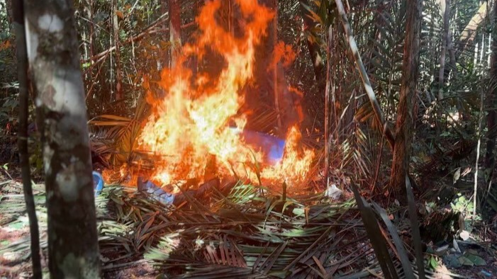 Desmantelan campamento Tancol en Delta Amacuro