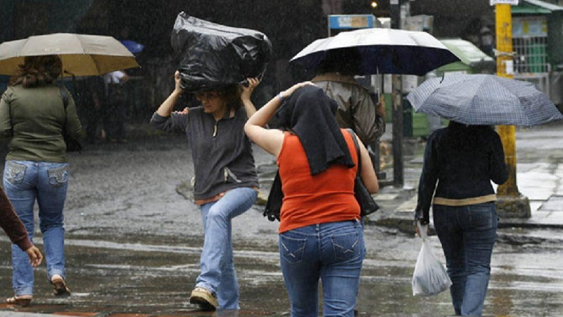 ¡Ojo! Se vienen lluvias y chubascos en varias regiones