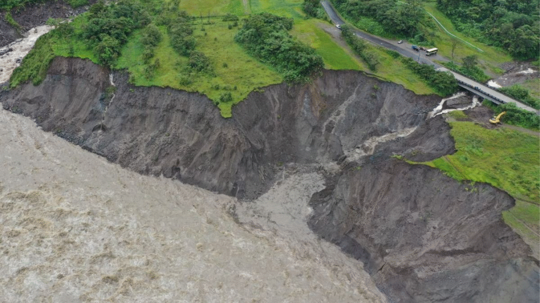 Erosión del río Coca amenaza la mayor hidroeléctrica del Ecuador