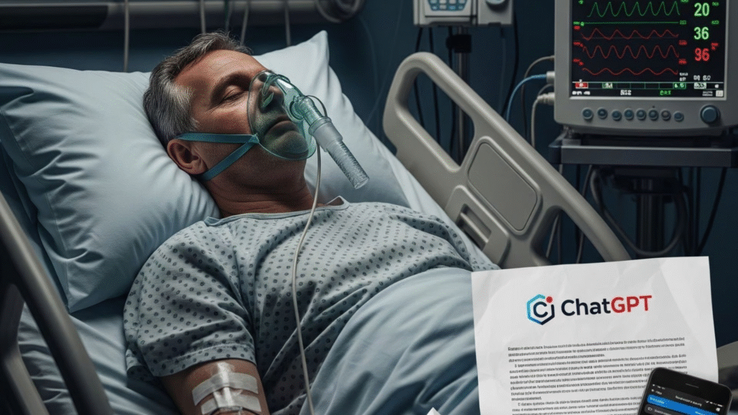 Siguió un consejo de ChatGPT y casi muere