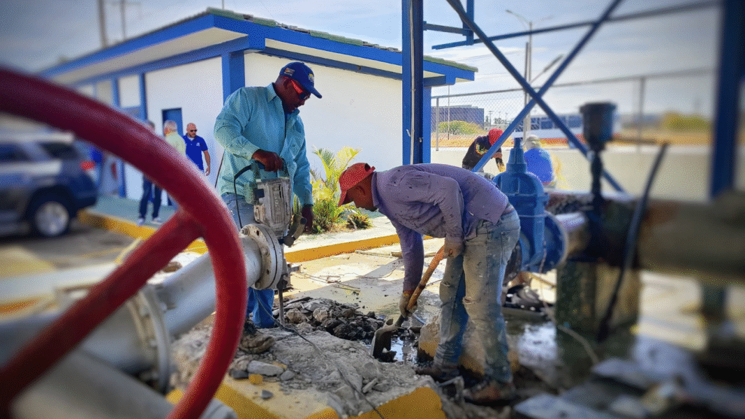 ¡Buenas noticias para Paraguaná! Instalan nuevo equipo de bombeo