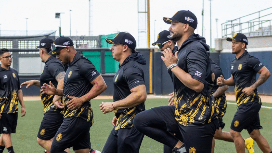 Leones del Caracas entrenamiento