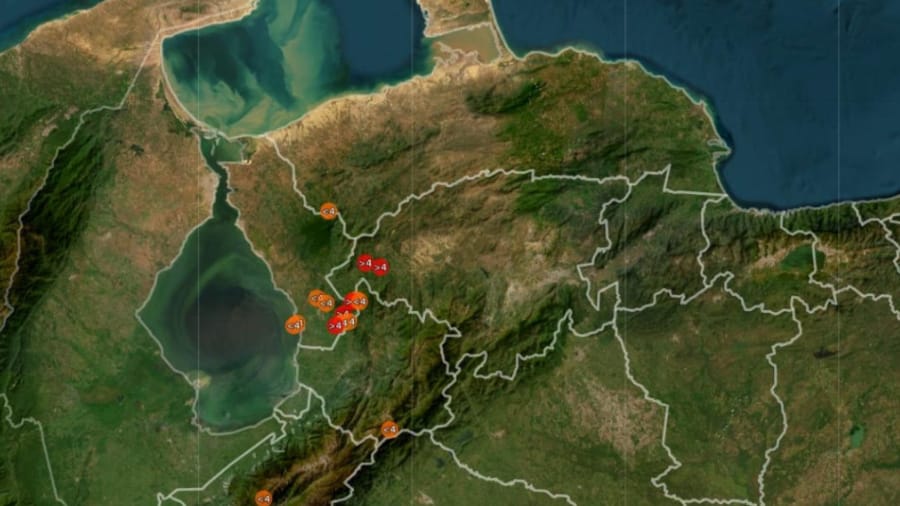 Venezuela sacudida: 19 sismos en un solo día