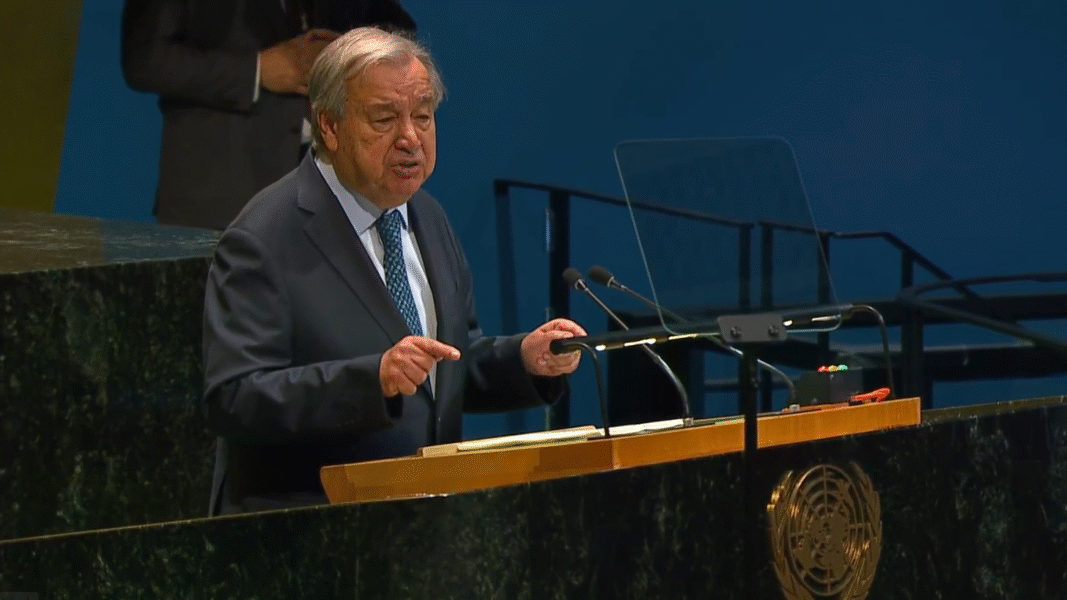 António Guterres inicia la 80ª Asamblea General de las Naciones Unidas