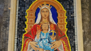 mural Virgen de Coromoto