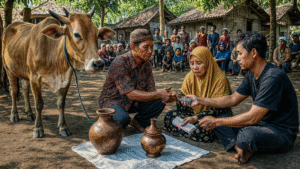 hombre cambia esposa