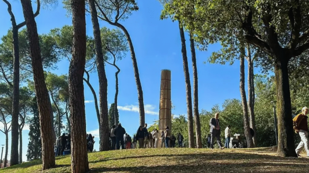 Reinauguran el Parque Simón Bolívar en el Monte Sacro de Roma