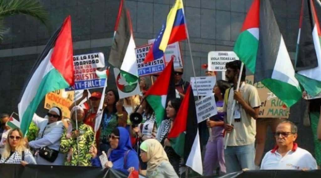 La protesta que encendió la ONU en Caracas