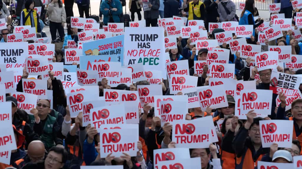 Corea del Sur se levanta contra las exigencias de Trump