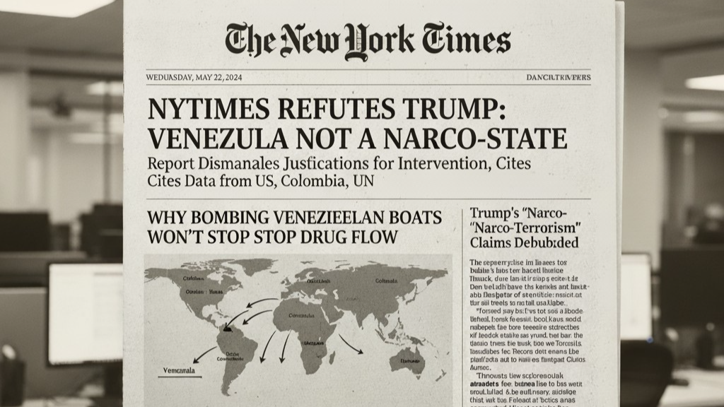 NY Times contradice a Trump: «Atacar Venezuela no detendrá el flujo de droga»