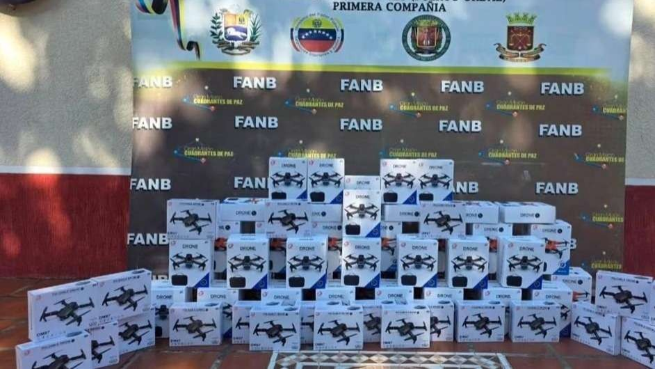 GNB incauta 96 drones en Bolívar