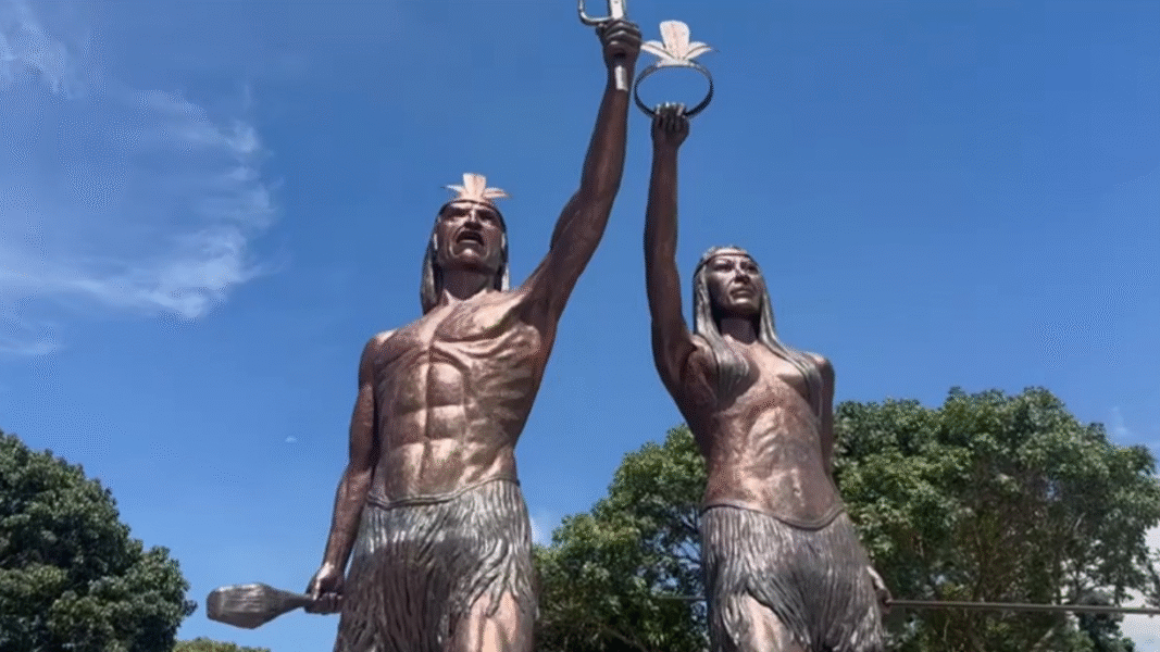 ¿Cuál es el mensaje del monumento Gran Cacique Guaicaipuro y Urquía?