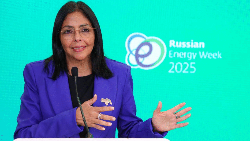 Delcy Rodríguez: «43% de las reservas globales de energía están sancionadas»