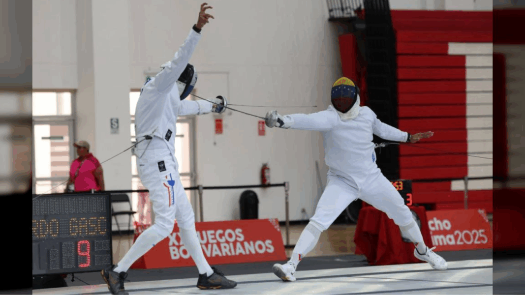 Juegos Bolivarianos Ayacucho-Lima 2025: Esgrima venezolana suma dos platas y dos bronces en primera jornada