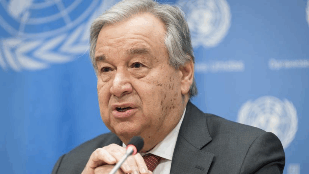 António Guterres cuestiona visita de Netanyahu al sur de Siria