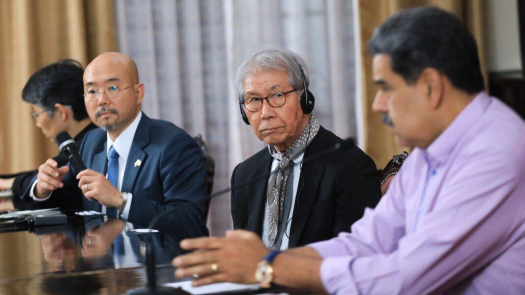 Riken Yamamoto se reúne con Nicolás Maduro