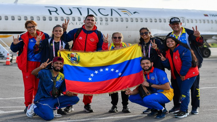 Venezuela recibe a su selección de taekwondo sordolímpico