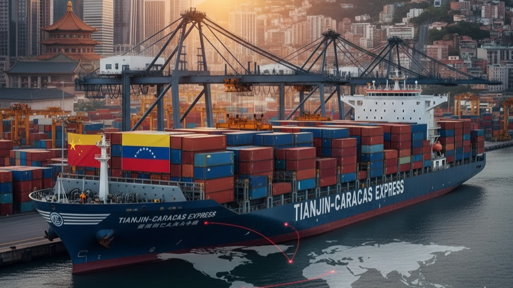 China y Venezuela anuncian una ruta marítima directa