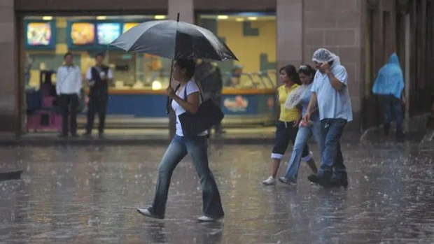 Inameh advierte sobre lluvias dispersas en cuatro estados