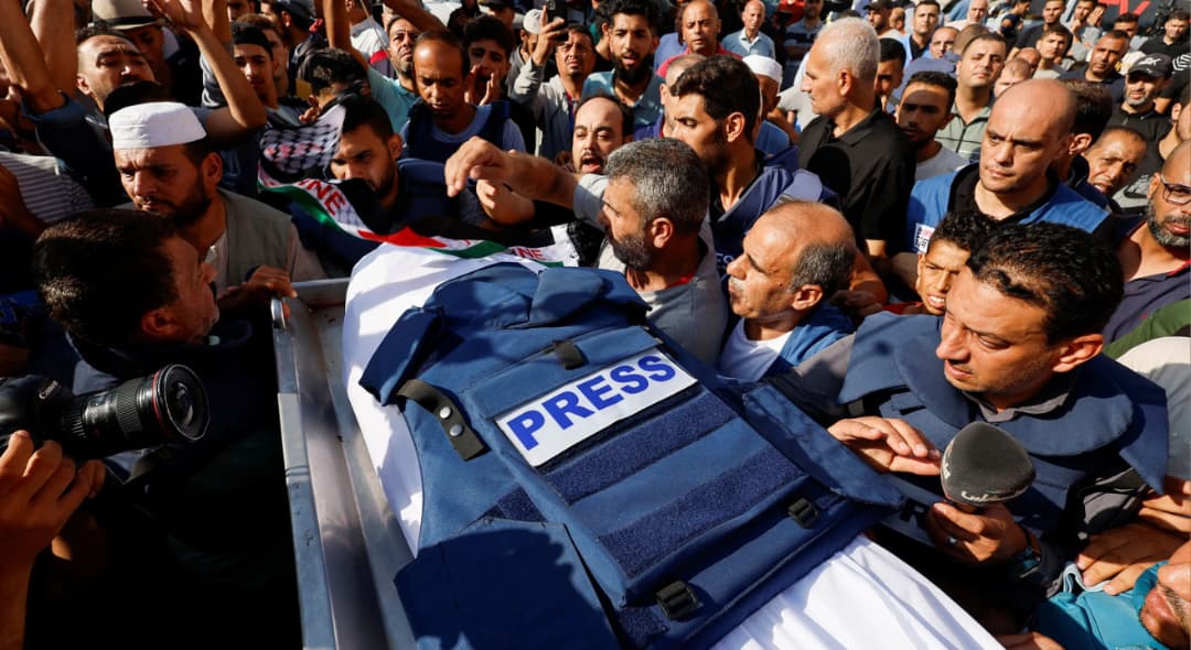 Periodistas en Gaza: riesgo mortal en cada cobertura