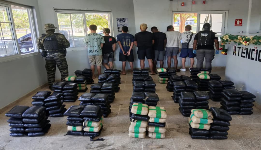 Panamá incauta 240 paquetes de droga en Los Santos