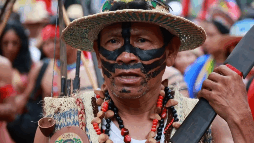 Pueblos originarios se manifiestan por la defensa de Venezuela