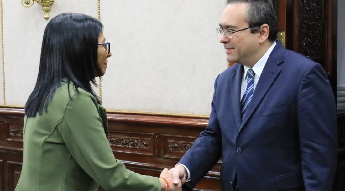 Delcy Rodríguez impulsa nueva etapa de relaciones internacionales