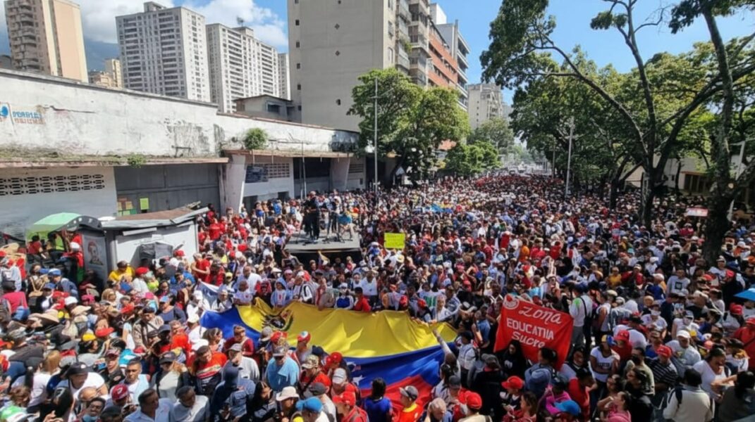Maestros se movilizarán este jueves para exigir la liberación del presidente Maduro y Cilia Flores