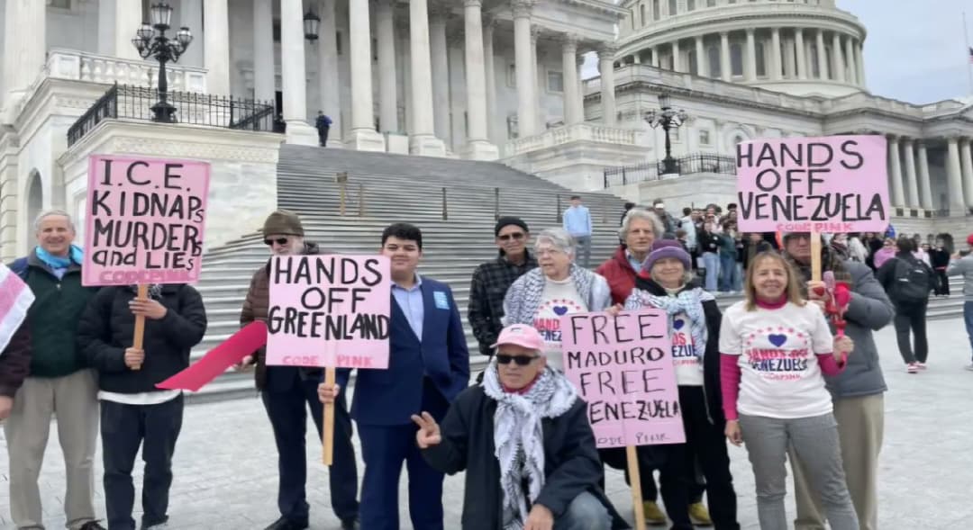 Movimiento antibélico insta a EE.UU. a poner fin a su intervención en Venezuela