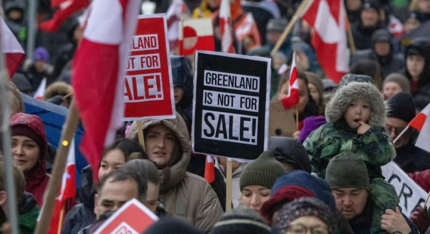 Groenlandia sale a las calles para rechazar intentos de anexión de Trump