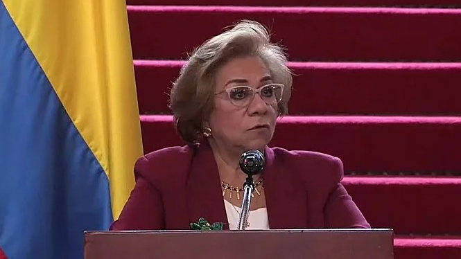 Canciller colombiana invita a Delcy Rodríguez a Bogotá