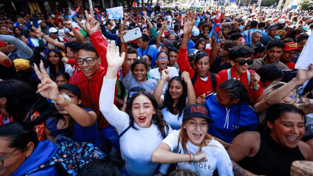 Este es el mensaje de la juventud que recorre hoy las calles de Caracas