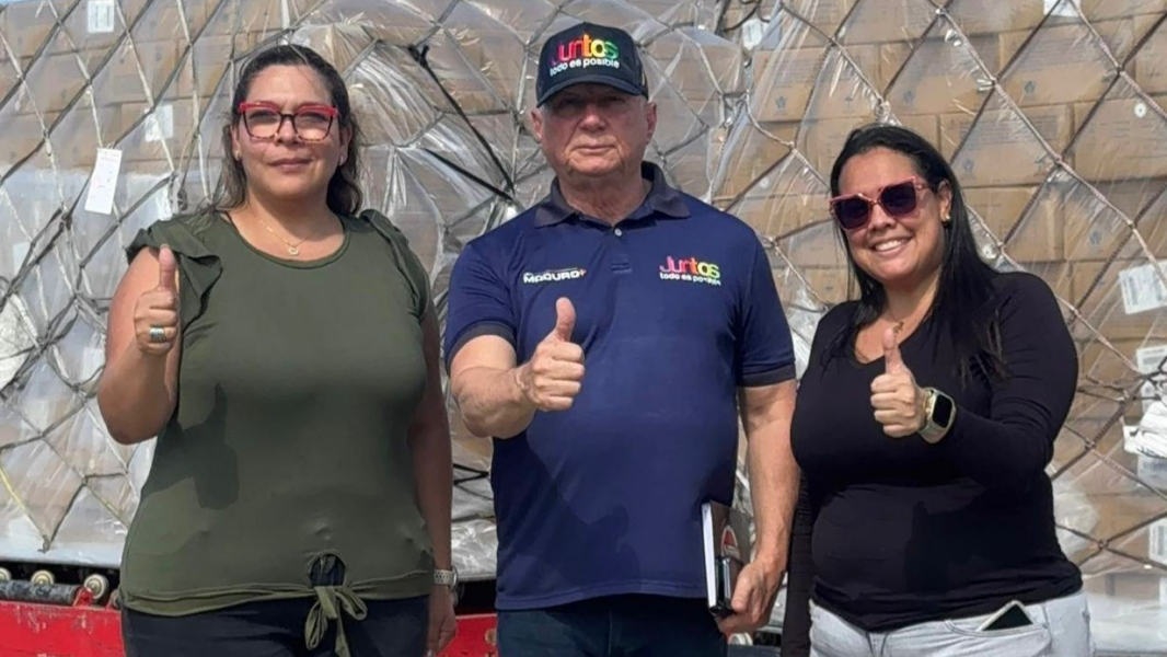 Juntos Todo Es Posible recibe cargamento de dializadores en Aeropuerto de Maiquetía