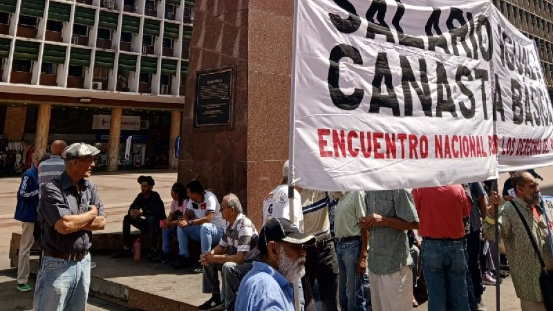 ¿Qué piden los trabajadores que se concentraron hoy en Caracas?