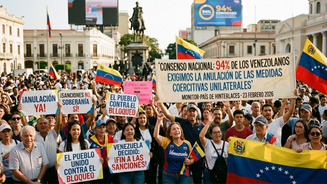 Hinterlaces: «94% de los venezolanos exigen el fin de las sanciones»