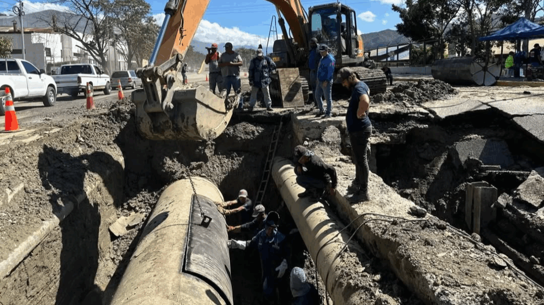 Hidrocapital reparó rotura de una tubería de 60 pulgadas en Antímano