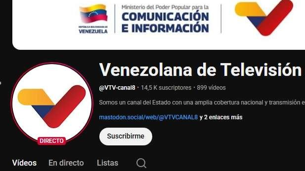 VTV vuelve a la plataforma YouTube