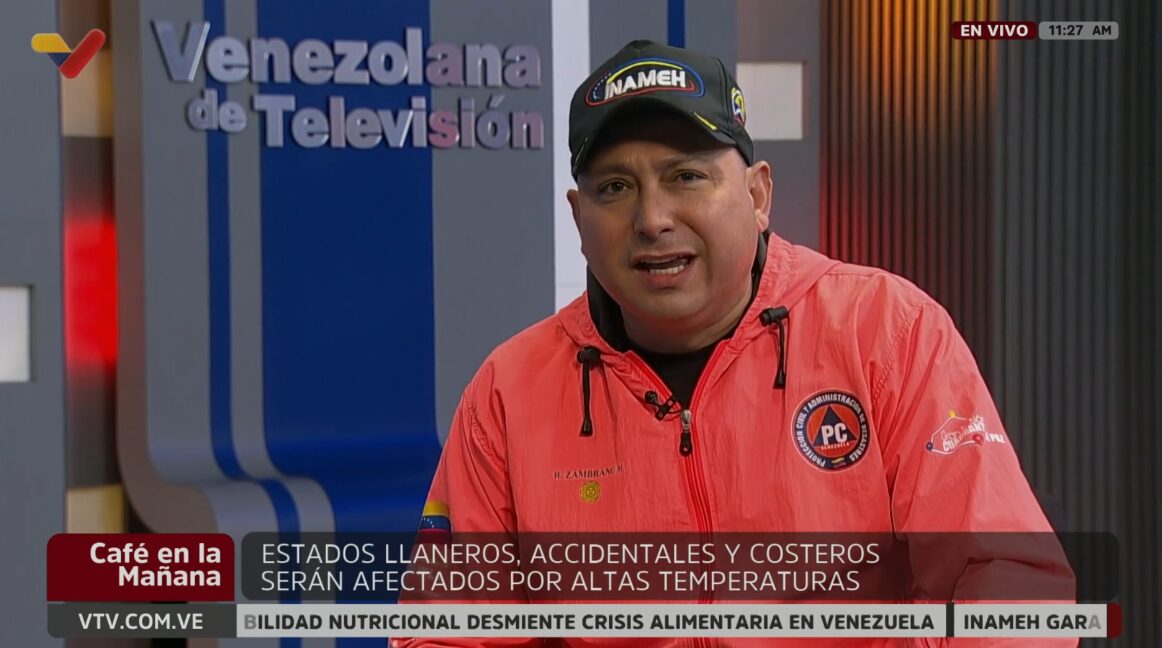 Inameh advierte que temperaturas  en el país continuarán elevándose