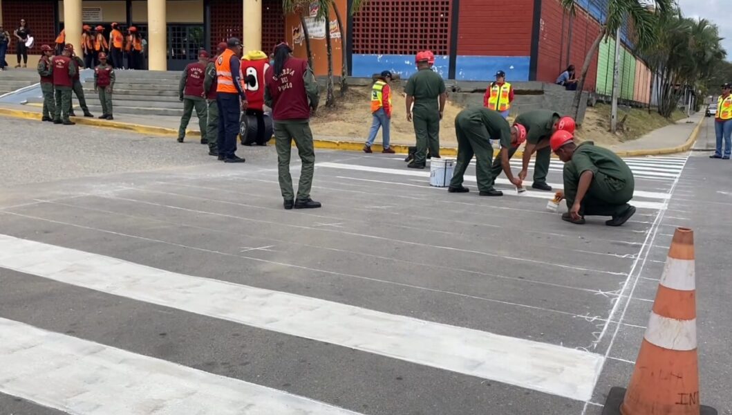 Inicia en Charallave el plan nacional “Respeta el rayado, no te rayes” para fortalecer la seguridad vial